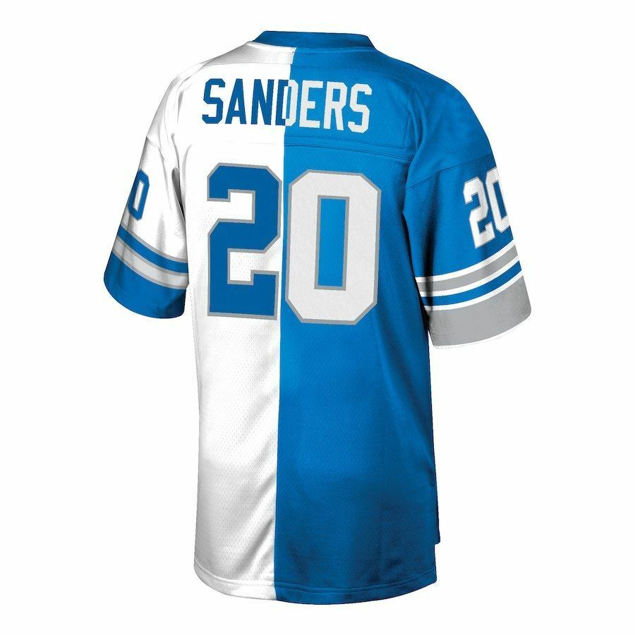 barry sanders t shirt jersey