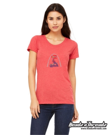 Texas Rangers Majestic Women's Crank Up the Heat T-Shirt - Red