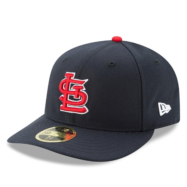 Men's St. Louis Cardinals New Era Navy Alternate Authentic Collection  On-Field Low Profile 59FIFTY Fitted Hat