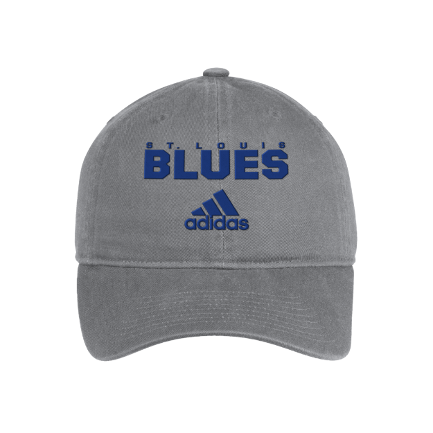 Headz n Threadz Sports Apparel Superstore and Customization. Adidas St  Louis Blues Cotton Slouch Adjustable Hat - Grey hats, Adidas St Louis Blues  Cotton Slouch Adjustable Hat - Grey Snapback hats, Adidas