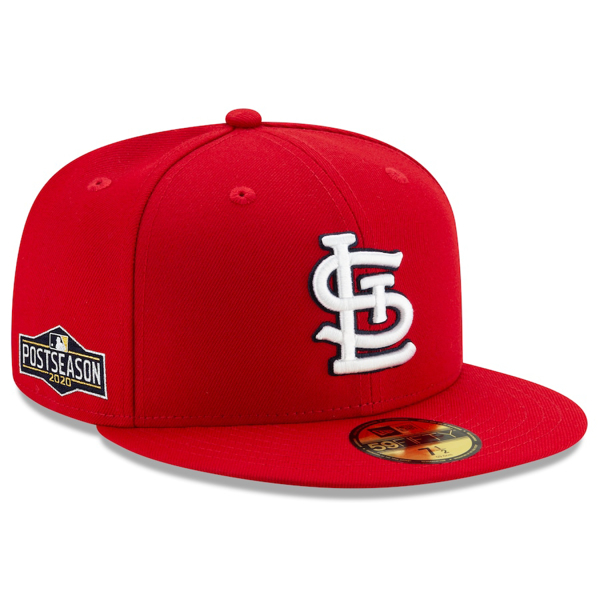 Men's St. Louis Cardinals New Era Red 2020 Postseason Side Patch