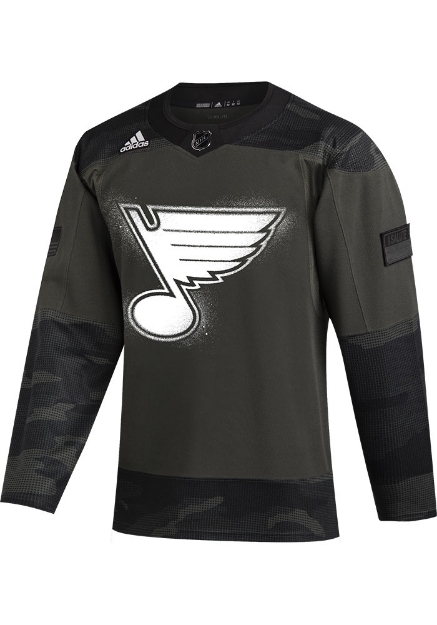 Adidas St. Louis Blues Military Appreciation Jersey - Adult