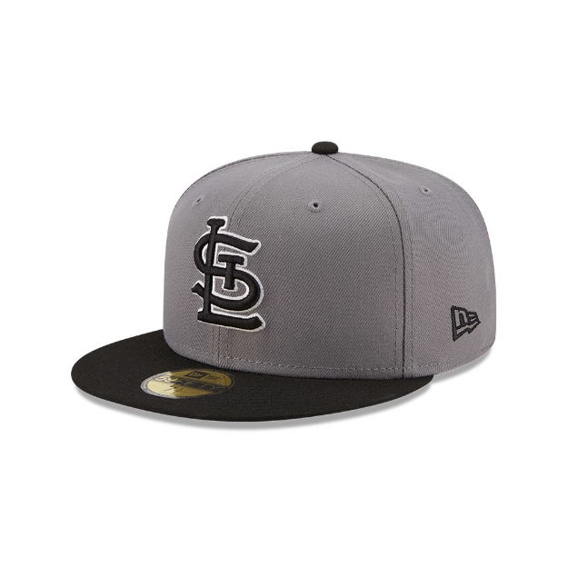 St. Louis Cardinals New Era Team Logo 59FIFTY Fitted Hat - Black