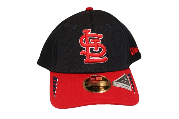 New Era St. Louis Cardinals Youth Navy/Red Two-Tone Rush 9FORTY Snapback Hat