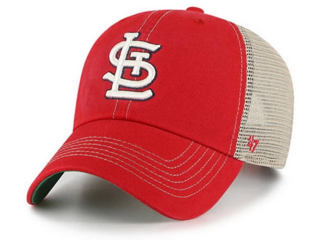 Headz n Threadz Sports Apparel Superstore and Customization. St. Louis  Cardinals '47 Logo Trawler Clean Up Adjustable Hat - Red/Brown hats, St. Louis  Cardinals '47 Logo Trawler Clean Up Adjustable Hat 