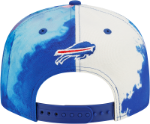 Men's Buffalo Bills New Era Royal 2022 Sideline 9FIFTY Ink Dye Snapback Hat