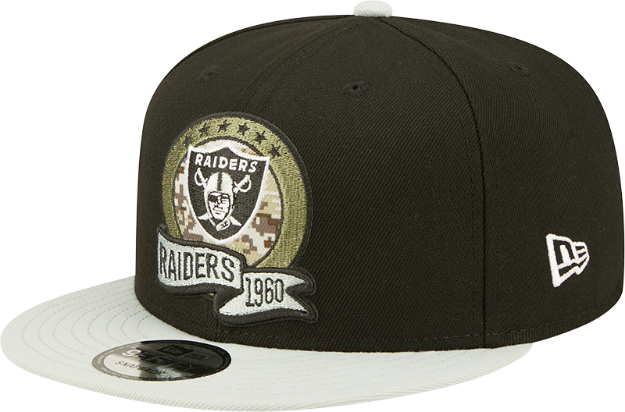 New Era NFL Las Vegas Raiders 2022 Draft 9FORTY Adjustable Cap