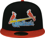Blinged Grey Camo St Louis Cardinals Bird on a Bat Hat Hand 