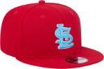 St. Louis Cardinals Father's Day 2024 On Field Teal Blue New Era Snapback Hat