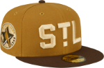 St. Louis Cardinals Brown Old Gold 1940 ASG Patch Dark Green UV New Era 59Fifty Fitted Hat