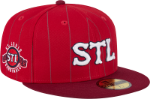 Men's St. Louis Cardinals New Era Red 2024 City Connect Throwback 59FIFTY Fitted Hat