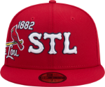 Men's St. Louis Cardinals New Era Red 2024 City Connect Icon 59FIFTY Fitted Hat