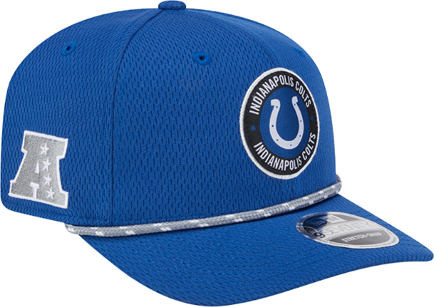 New Era Indianapolis Colts 2024 Sideline Stretch 9SEVENTY Adjustable Hat