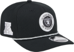 New Era Las Vegas Raiders 2024 Sideline Stretch 9SEVENTY Adjustable Hat