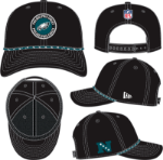 New Era Philadelphia Eagles 2024 Sideline Stretch 9SEVENTY Adjustable Hat