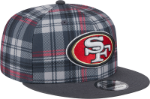 New Era 202 San Francisco 49ers Statement Grey Sideline 950 Snapback Adjustable Hat