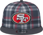 New Era 202 San Francisco 49ers Statement Grey Sideline 950 Snapback Adjustable Hat