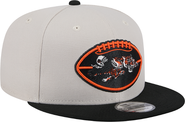 Cincinnati Bengals New Era 2024 Sideline Historic 59FIFTY Fitted Hat - Stone/Black