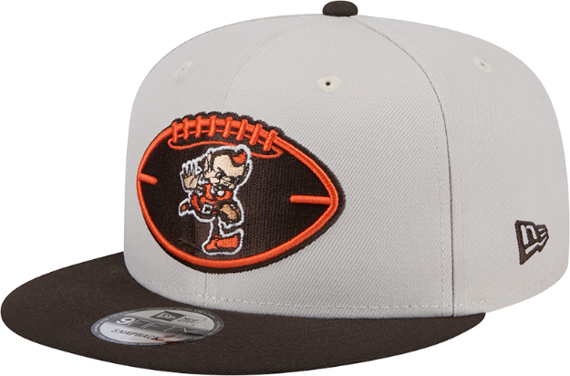 Cleveland Browns New Era 2024 Sideline Historic 59FIFTY Fitted Hat - Stone/Black