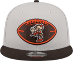 Cleveland Browns New Era 2024 Sideline Historic 59FIFTY Fitted Hat - Stone/Black