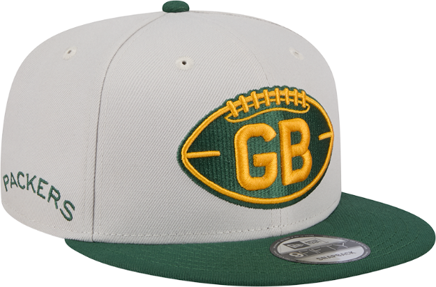 Green Bay Packers New Era 2024 Sideline Historic 59FIFTY Fitted Hat - Stone/Black