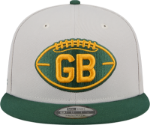 Green Bay Packers New Era 2024 Sideline Historic 59FIFTY Fitted Hat - Stone/Black