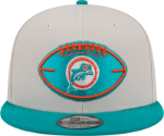 Miami Dolphins New Era 2024 Sideline Historic 59FIFTY Fitted Hat - Stone/Black