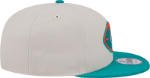 Miami Dolphins New Era 2024 Sideline Historic 59FIFTY Fitted Hat - Stone/Black