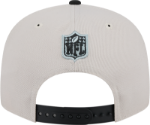 Oakland Raiders New Era 2024 Sideline Historic 59FIFTY Fitted Hat - Stone/Black