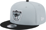 Men's Las Vegas Raiders New Era Cream/Black 2024 Sideline Historic 9FIFTY Snapback Hat