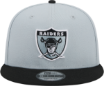 Men's Las Vegas Raiders New Era Cream/Black 2024 Sideline Historic 9FIFTY Snapback Hat