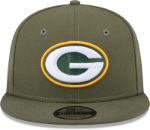 Men's Green Bay Packers Olive Green New Era  9FIFTY Snapback Hat