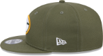 Men's Green Bay Packers Olive Green New Era  9FIFTY Snapback Hat