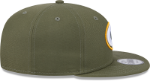 Men's Green Bay Packers Olive Green New Era  9FIFTY Snapback Hat