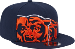 Chicago Bears New Era Team Shadow 9FIFTY Snapback Hat