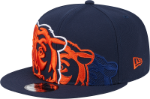 Chicago Bears New Era Team Shadow 9FIFTY Snapback Hat