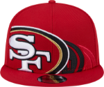 San Francisco 49ers New Era Team Shadow Navy 9FIFTY Snapback Hat