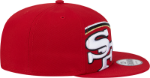 San Francisco 49ers New Era Team Shadow Navy 9FIFTY Snapback Hat