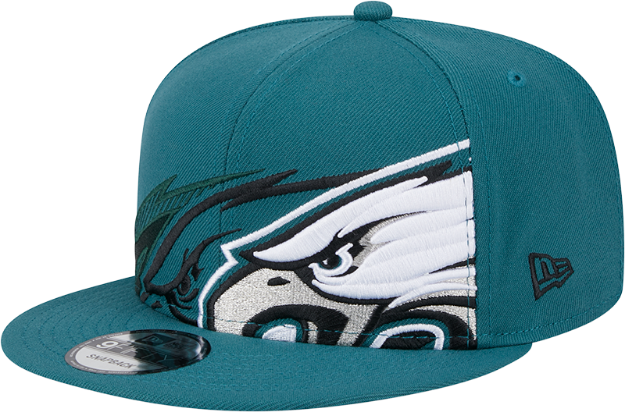 Philadelphia Eagles New Era Team Shadow Navy 9FIFTY Snapback Hat