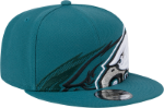 Philadelphia Eagles New Era Team Shadow Navy 9FIFTY Snapback Hat