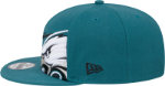 Philadelphia Eagles New Era Team Shadow Navy 9FIFTY Snapback Hat