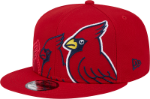 St. Louis Cardinals New Era Team Shadow Red 9FIFTY Snapback Hat