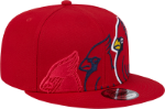 St. Louis Cardinals New Era Team Shadow Red 9FIFTY Snapback Hat