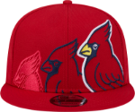 St. Louis Cardinals New Era Team Shadow Red 9FIFTY Snapback Hat