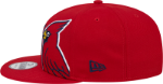 St. Louis Cardinals New Era Team Shadow Red 9FIFTY Snapback Hat