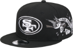 Men's San Francisco 49ers New Era Black City Art 9FIFTY Snapback Hat