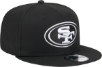 Men's San Francisco 49ers New Era Black City Art 9FIFTY Snapback Hat