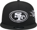 Men's San Francisco 49ers New Era Black City Art 9FIFTY Snapback Hat