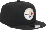 Men's Pittsburgh Steelers New Era Black City Art 9FIFTY Snapback Hat