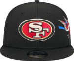 Men's New Era Black San Francisco 49ers City Art 9FIFTY Snapback Hat